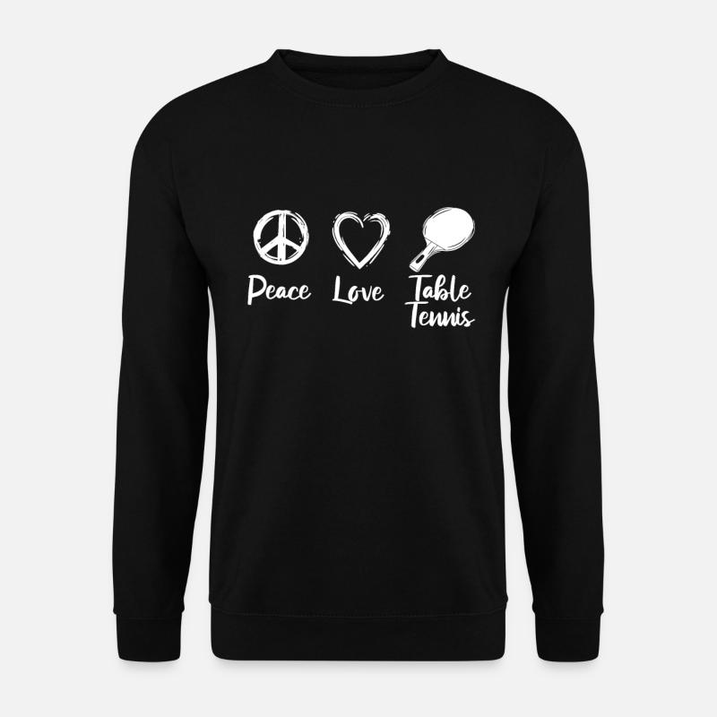 Routine de tennis de table - Sweat-shirt Unisexe - noir