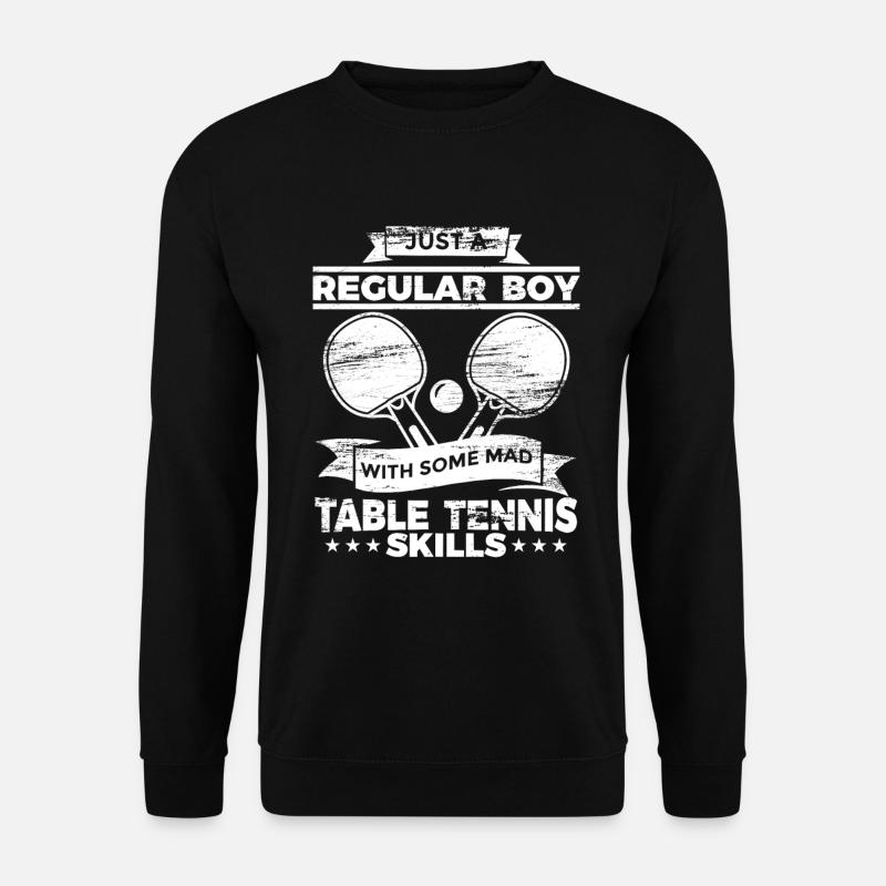 Tischtennis Junge - Unisex Pullover - Schwarz