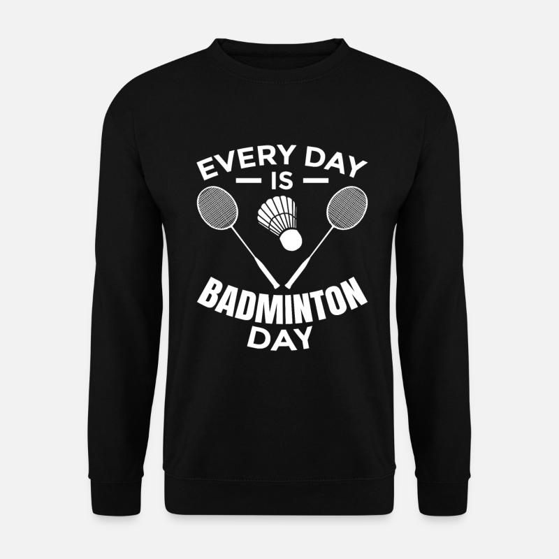 Badminton Routine - Unisex Sweatshirt - black