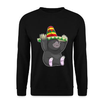Mole Sombrero - Unisex Sweatshirt - black - Front - Alina (178cm) & Michal (187cm)