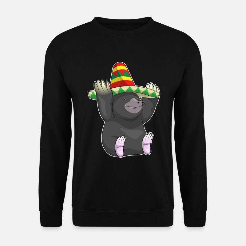 Mole Sombrero - Unisex Sweatshirt - black
