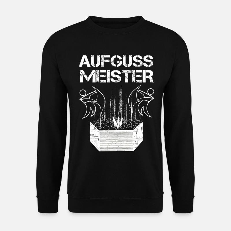 Sauna Aufguss Meister - Unisex Pullover - Schwarz