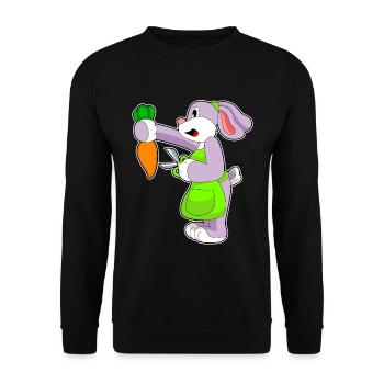 Ciseaux Bunny Hairdresser - Sweat-shirt Unisexe - noir - Devant - Alina (178cm) & Michal (187cm)