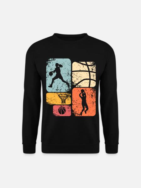 Basketball Basketballerin Frauen Basketball - Unisex Pullover - Schwarz