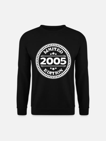 2005 Limited Edition Geschenk zum Geburtstag - Unisex Pullover - Schwarz