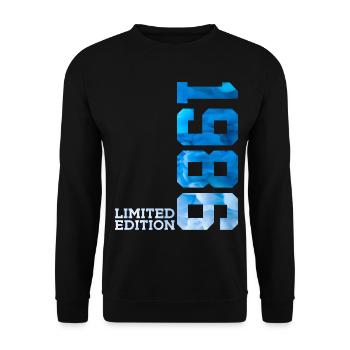 40E ANNIVERSAIRE ÉDITION LIMITÉE 1986 - Sweat-shirt Unisexe - noir - Devant - Alina (178cm) & Michal (187cm)