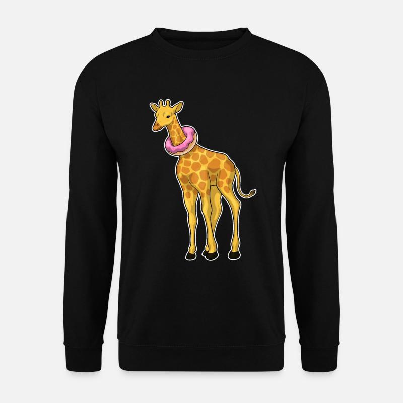 Giraffe Donut - Unisex Sweatshirt - black