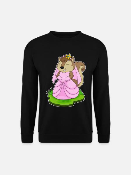 Squirrel Bridal Veil Wedding - Unisex Sweatshirt - black