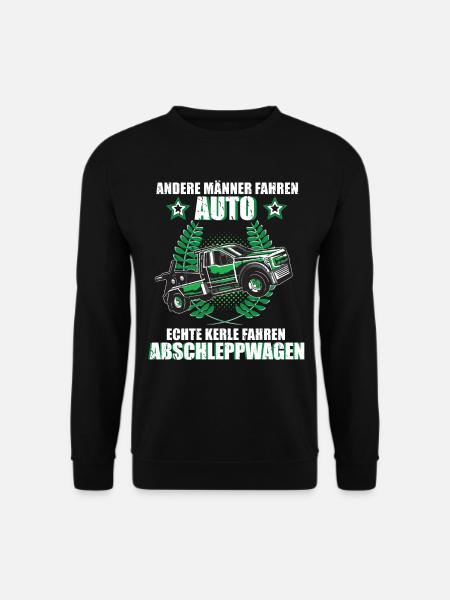 Abschleppwagen Abschlepper Abschleppdienst Fahrer - Unisex Pullover - Schwarz