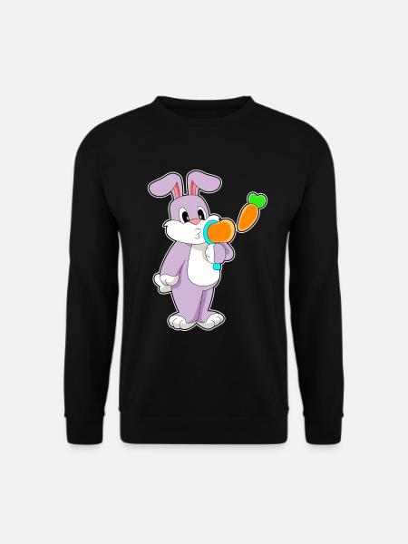 Bunny Soap Bubbles - Unisex Sweatshirt - black