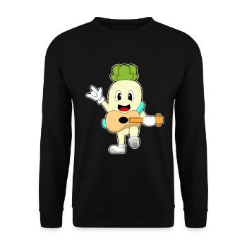Radishes Musicien Guitare Musique - Sweat-shirt Unisexe - noir - Devant - Alina (178cm) & Michal (187cm)