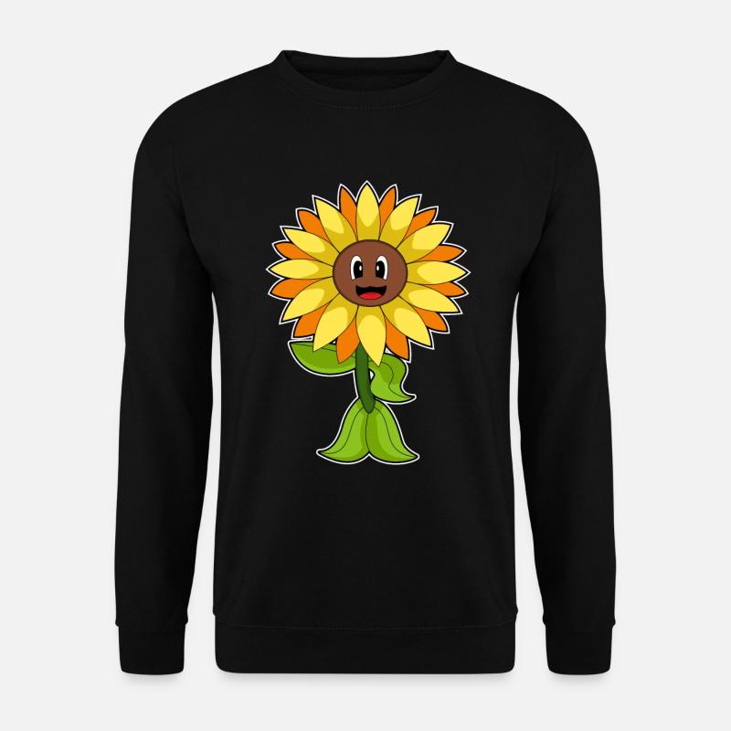 Funny Sunflower - Unisex Sweatshirt - black
