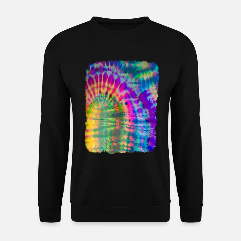 Tie Dye Batik - Sweat-shirt Unisexe - noir