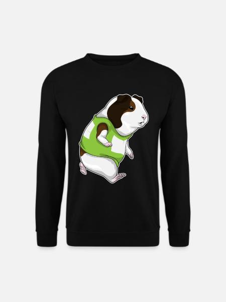 Meerschweinchen Jogger Joggen Sport - Unisex Pullover - Schwarz