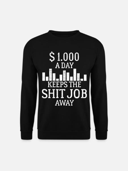 Is it Monday Yet Investor Trading Stock Market - Unisex Pullover - Schwarz