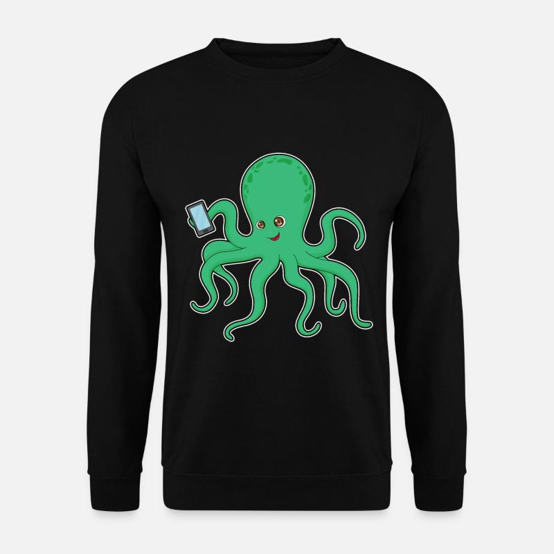 Octopus Mobile - Sweat-shirt Unisexe - noir