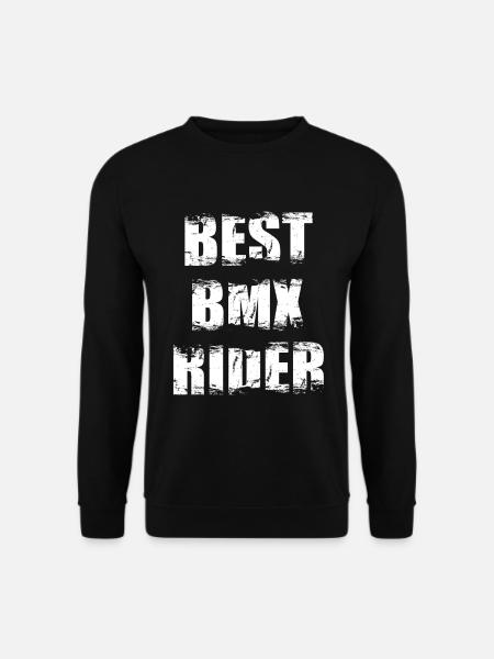 BMX Cyclist Slogan - Unisex Sweatshirt - black