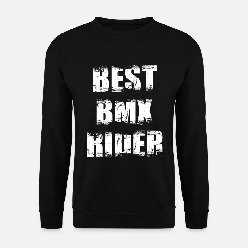BMX Cyclist Slogan - Unisex Sweatshirt - black