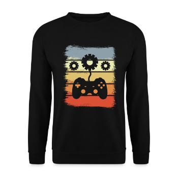 Spiele Produktion - Unisex Pullover - Schwarz - Vorne - Alina (178cm) & Michal (187cm)