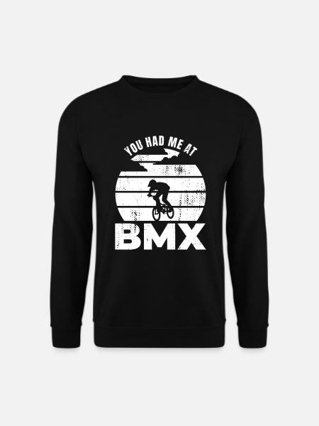 BMX Rider Slogan - Unisex Sweatshirt - black