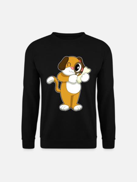 Dog Detective Magnifier - Unisex Sweatshirt - black