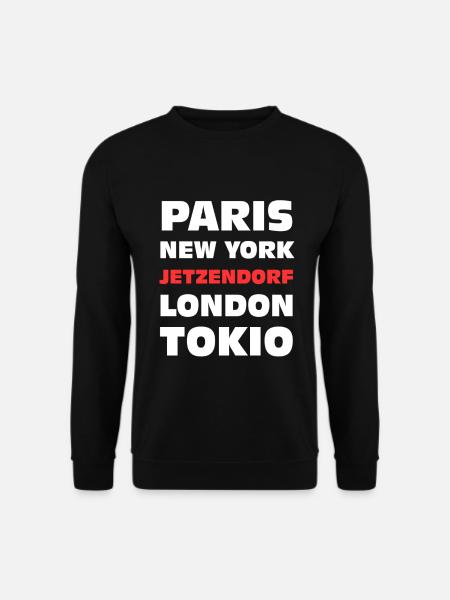 Jetzendorf Bavaria funny - Unisex Sweatshirt - black