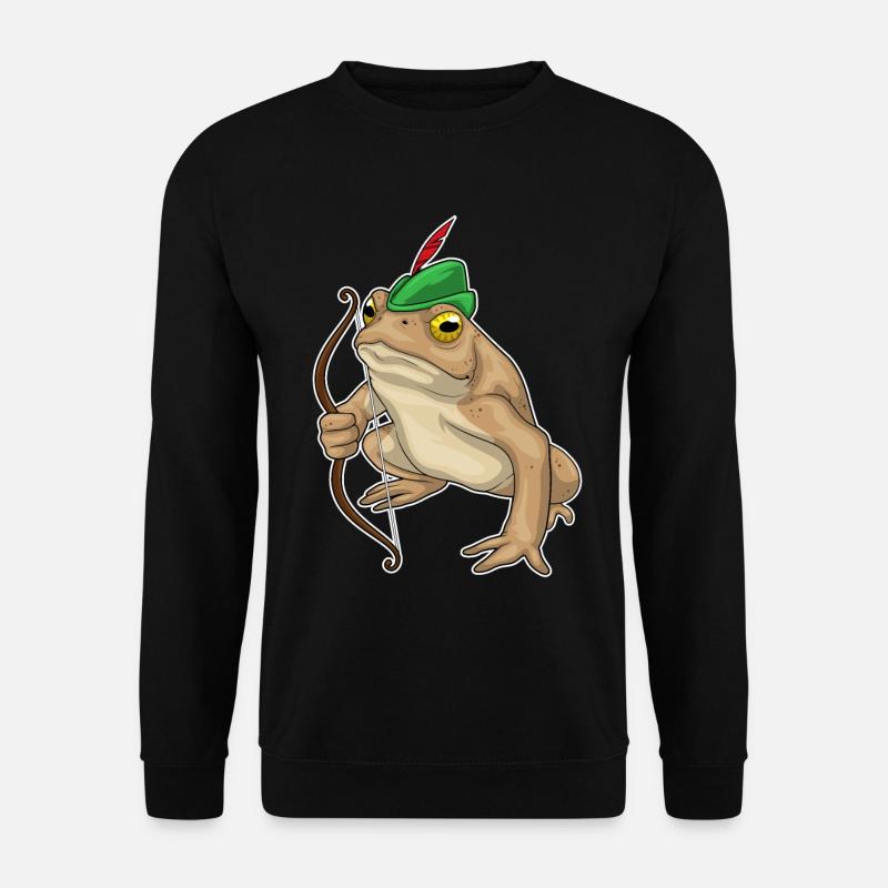 Arc de grenouille Archer - Sweat-shirt Unisexe - noir