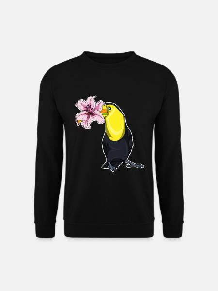 Lys toucan - Sweat-shirt Unisexe - noir