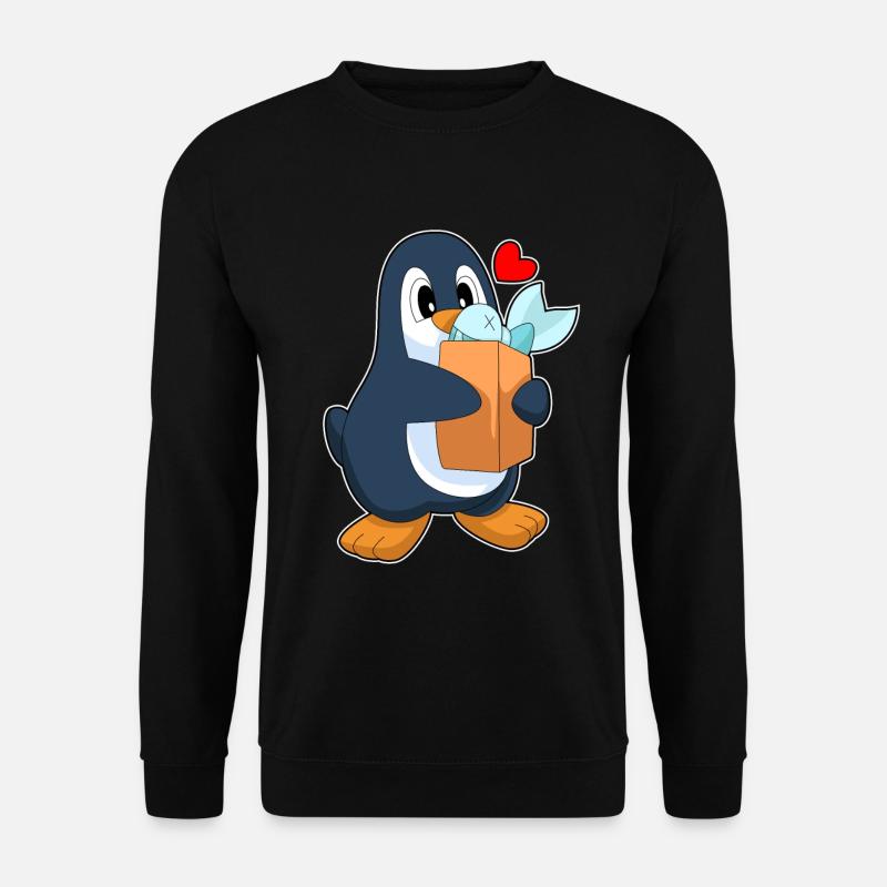 Poisson manchot - Sweat-shirt Unisexe - noir