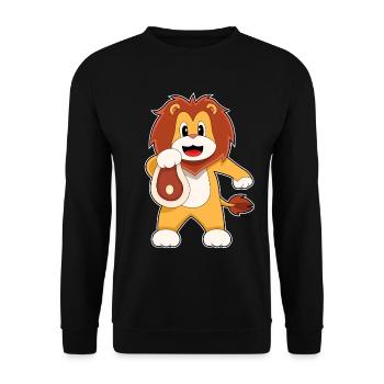 Viande de lion - Sweat-shirt Unisexe - noir - Devant - Alina (178cm) & Michal (187cm)