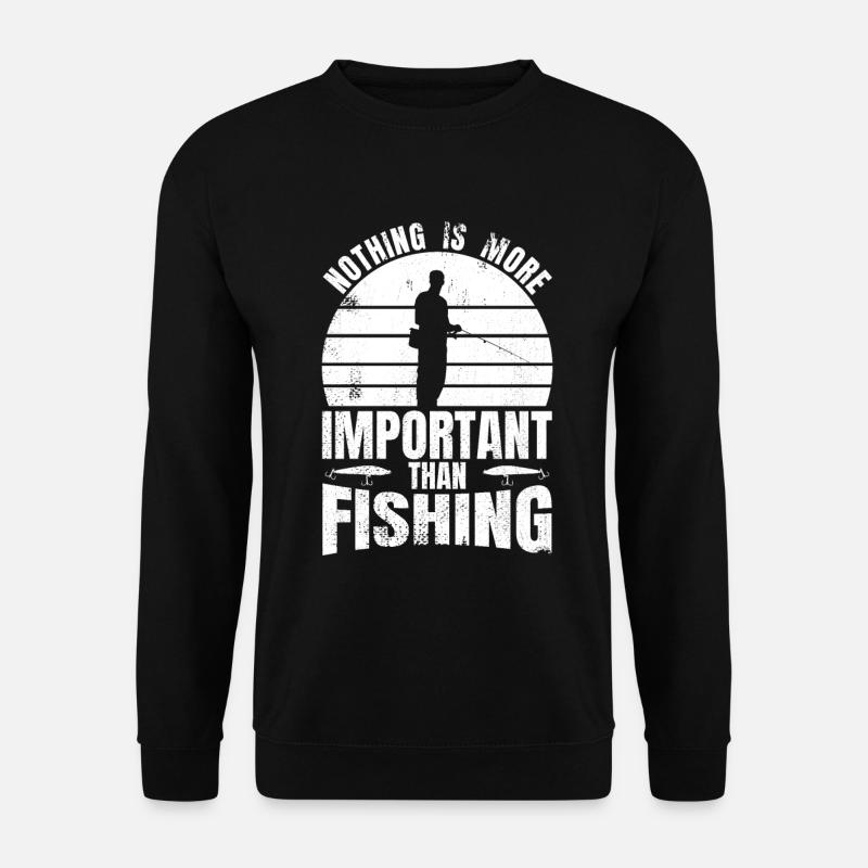 Angler Motivation - Unisex Sweatshirt - black