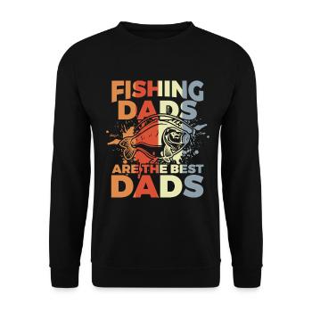 Drôle de papa ange - Sweat-shirt Unisexe - noir - Devant - Alina (178cm) & Michal (187cm)