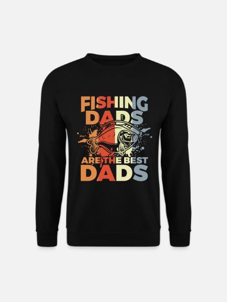 Funny Angel Dad - Unisex Sweatshirt - black