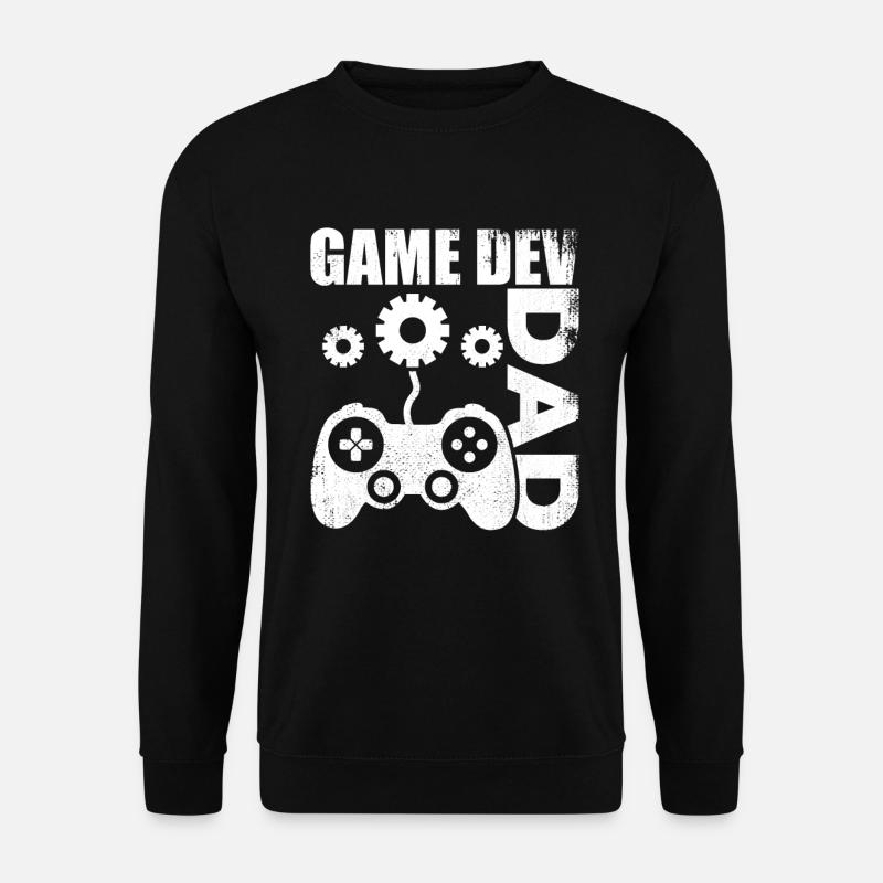 Spielentwickler Papa - Unisex Pullover - Schwarz