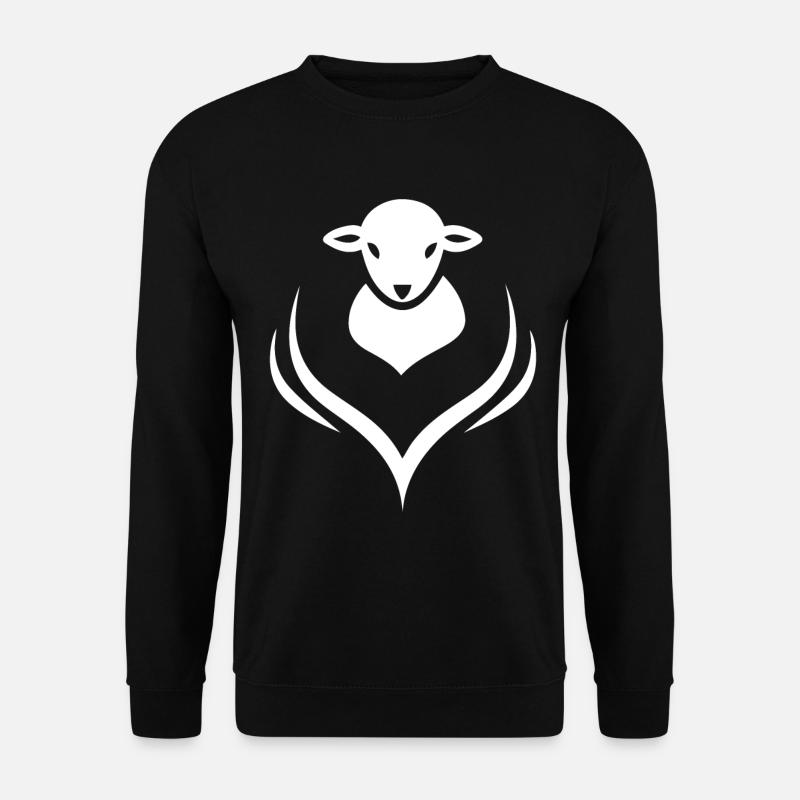 Lamm Lämmchen Schaf Schäfer - Unisex Pullover - Schwarz