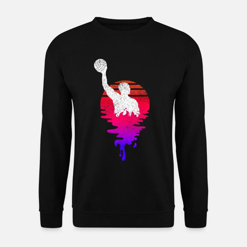 Wasserball Spieler Sunset - Unisex Pullover - Schwarz