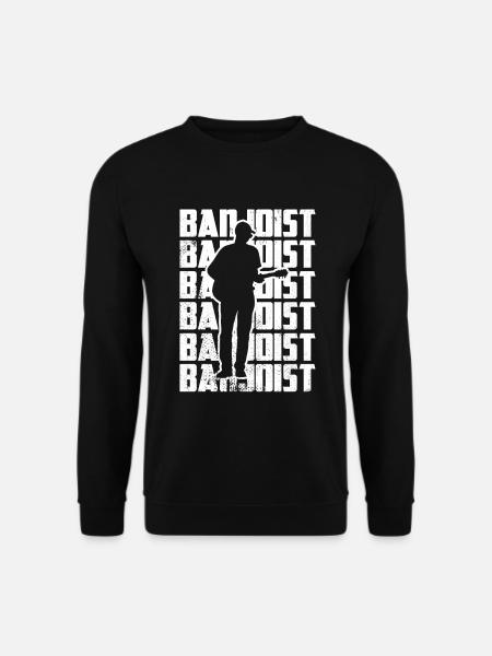 Funny banjoist - Unisex Sweatshirt - black