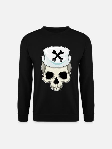 Skull Nurse - Unisex Sweatshirt - black