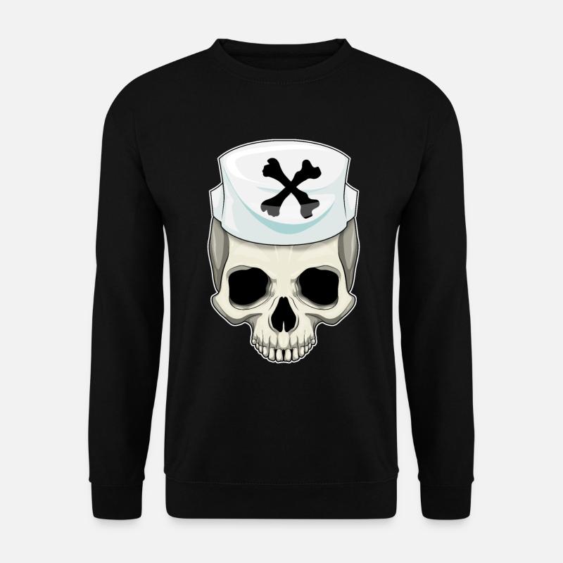 Infirmière crânienne - Sweat-shirt Unisexe - noir