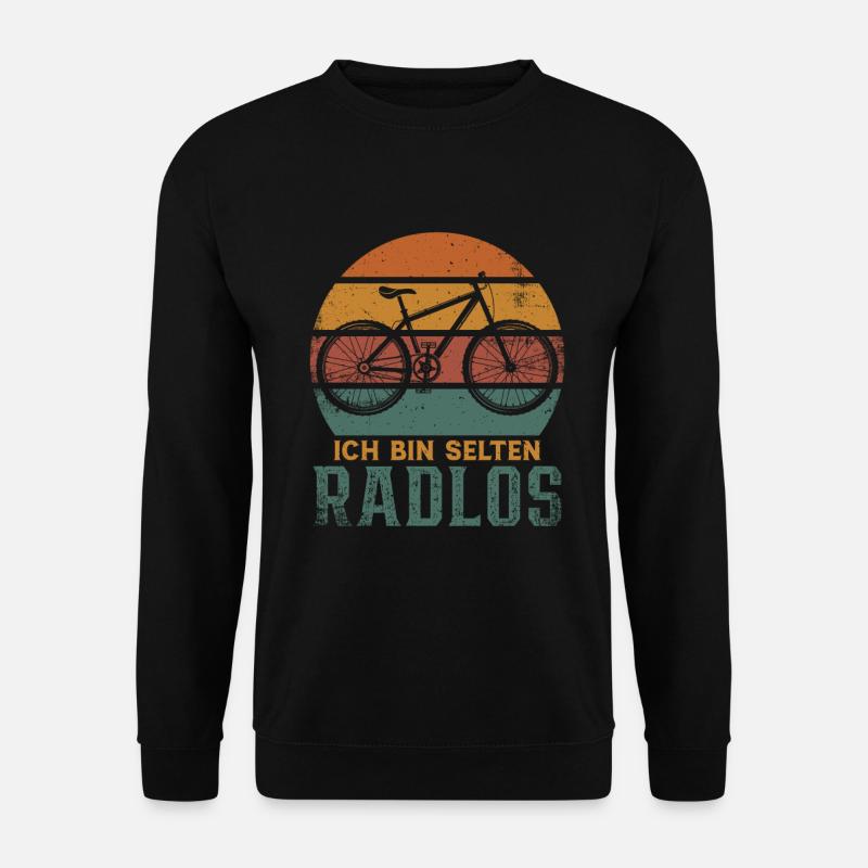 Ich Bin Radlos Retro Vintage - Unisex Pullover - Schwarz