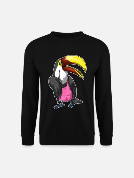 Toucan Hairdressing Scissors - Unisex Sweatshirt - black