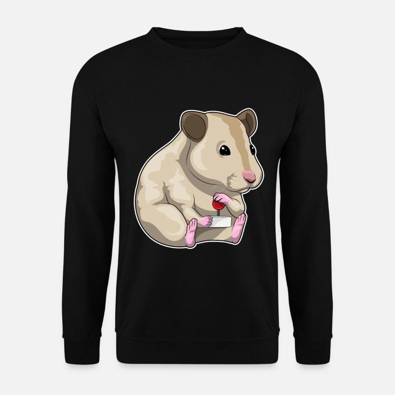 Hamster Gamer Controller - Unisex Pullover - Schwarz