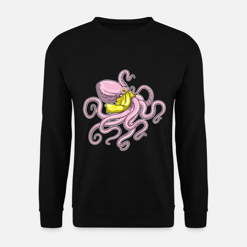 Echarpe de pieuvre - Sweat-shirt Unisexe - noir