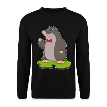 Mole Fly - Unisex Sweatshirt - black - Front - Alina (178cm) & Michal (187cm)