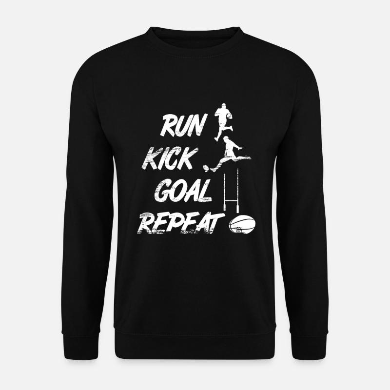 Rugby player routine - Unisex Sweatshirt - black