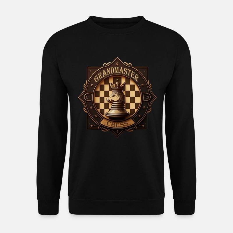 Chess Badge - Unisex Sweatshirt - black