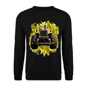MB trac Front - Unisex Pullover - Schwarz - Vorne - Alina (178cm) & Michal (187cm)