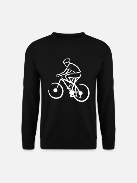 Funny mountain biker - Unisex Sweatshirt - black