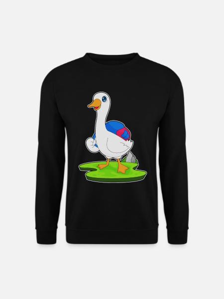 Duck Hiker Backpack Hiking - Unisex Sweatshirt - black