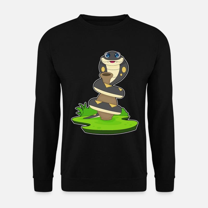 Cruche à serpent - Sweat-shirt Unisexe - noir